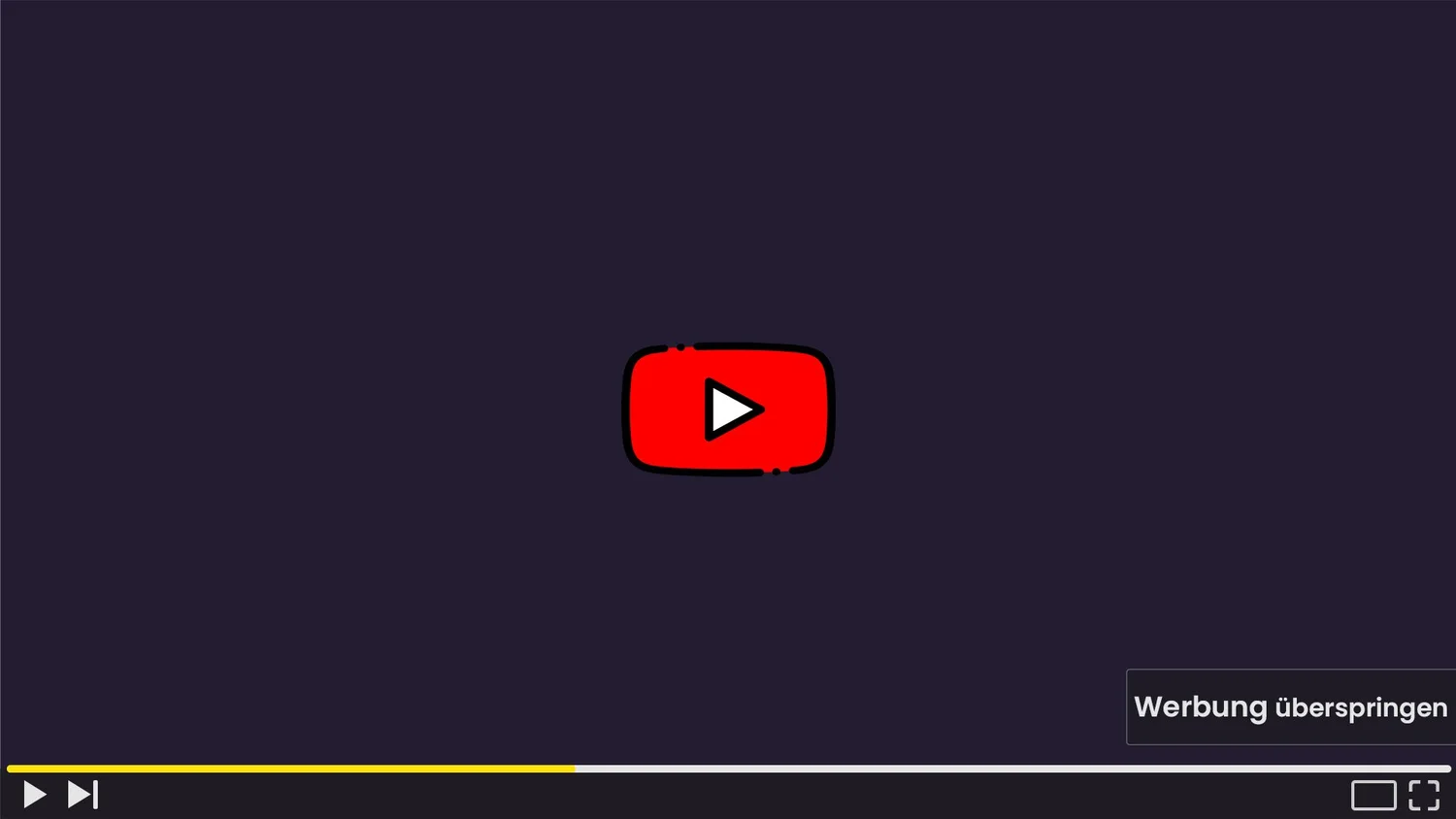 YouTube Werbeanzeige Beispiel